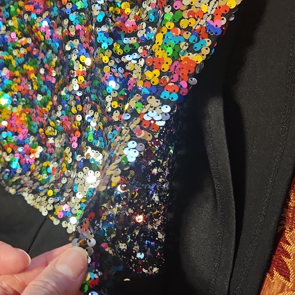 NY&Co 7th Avenue Design Studio sequin sleeveless top, medium, like new - Picture 12 of 12